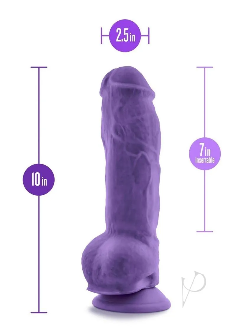 Au Naturel Bold Big Boy 10 Dildo Purple