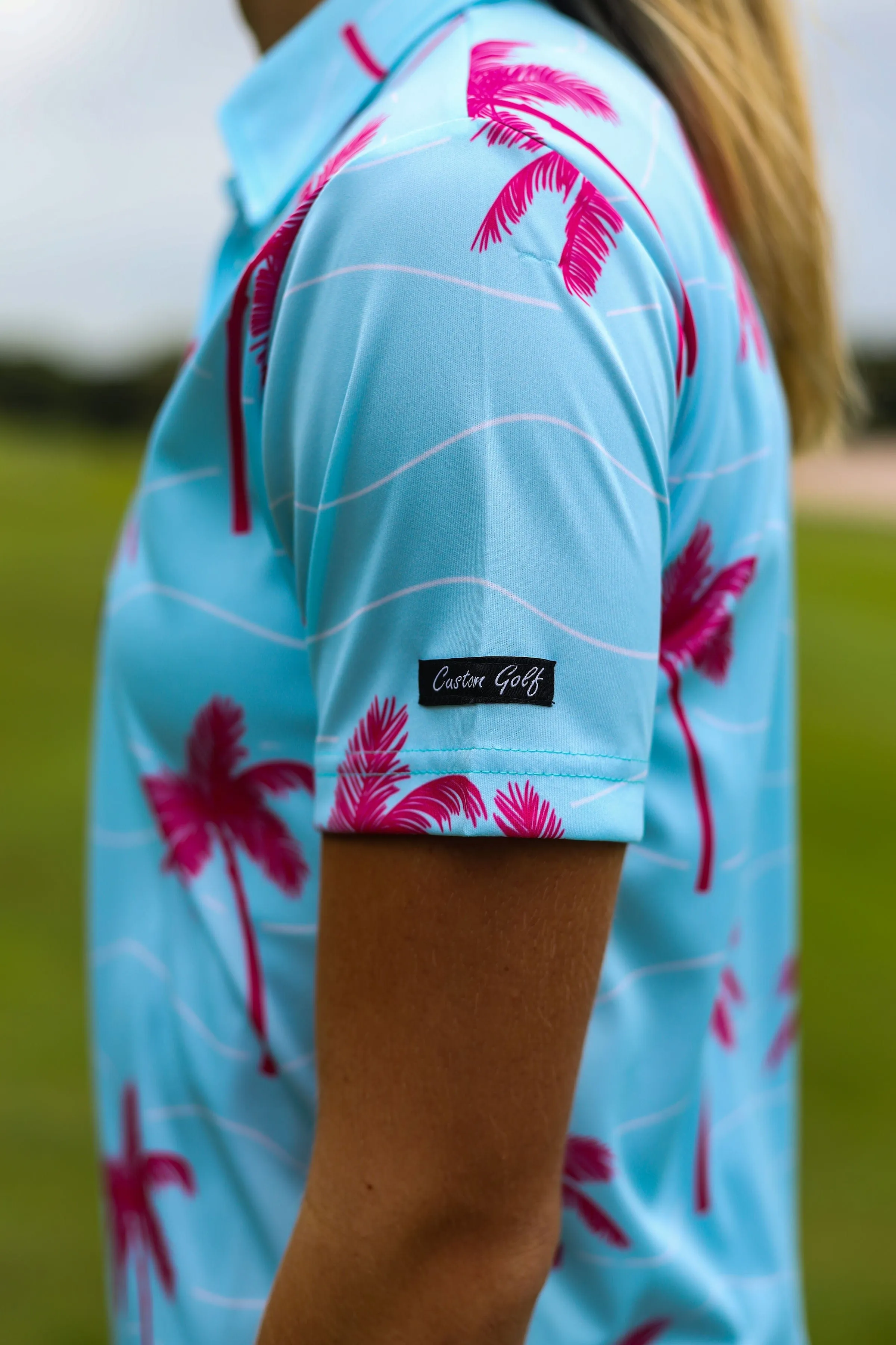 CA Ladies Funky Golf Shirt | Palm Vibes