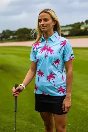 CA Ladies Funky Golf Shirt | Palm Vibes