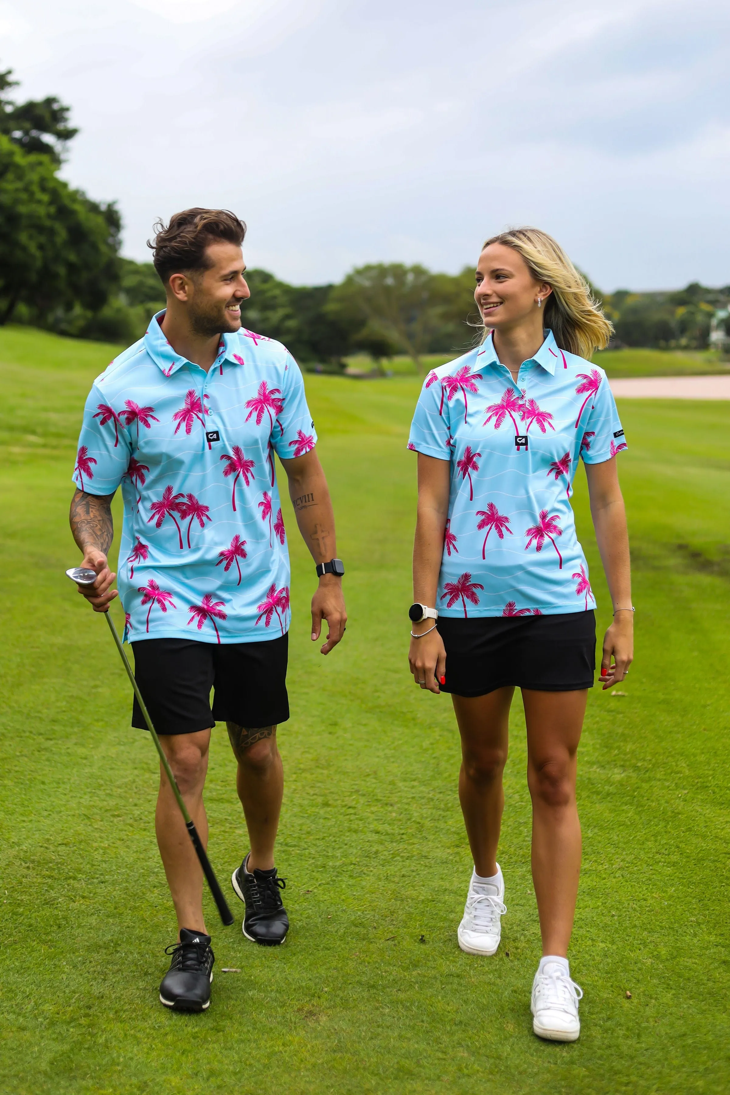 CA Ladies Funky Golf Shirt | Palm Vibes