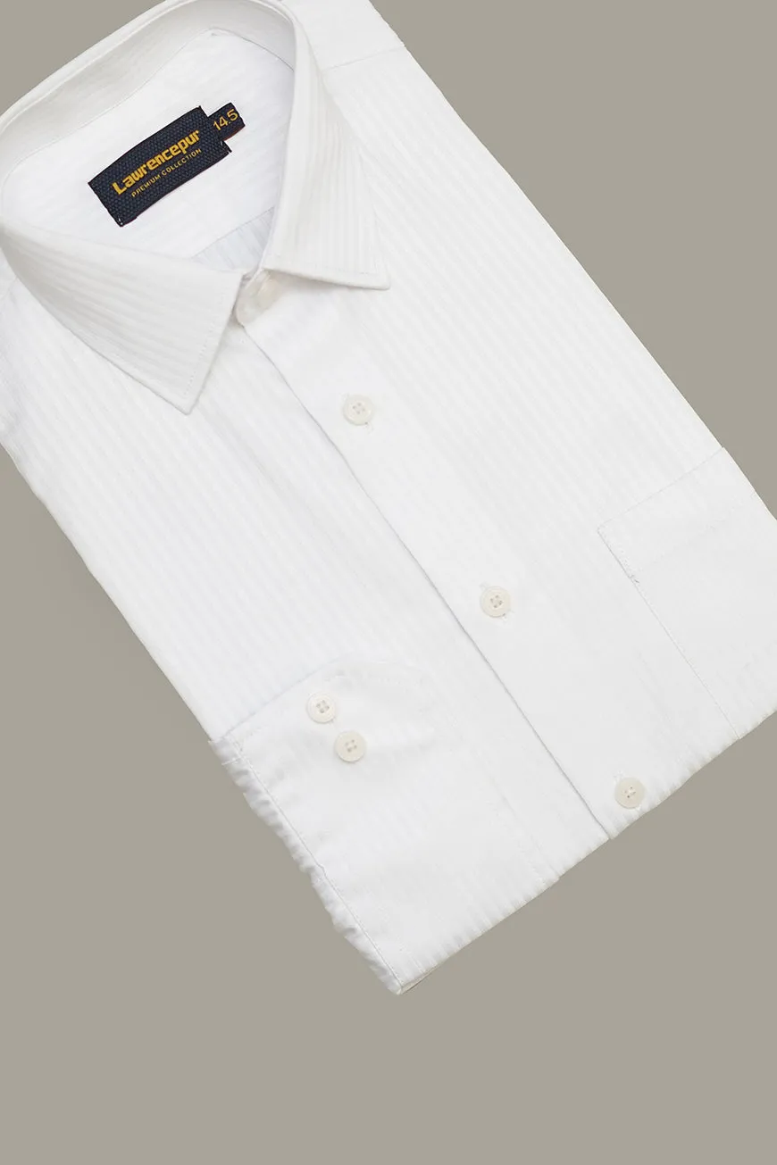 Formal Shirt - Supernova White Stripes