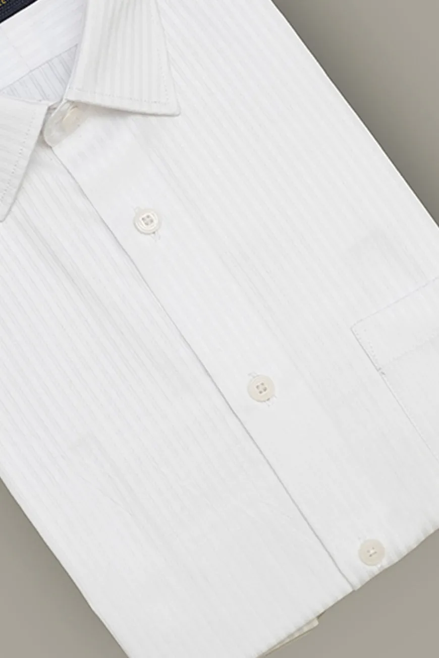 Formal Shirt - Supernova White Stripes