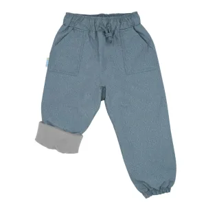 Jan & Jul Cozy-Dry Rain/Snow Pants (Fleece Lined) - Heather Grey