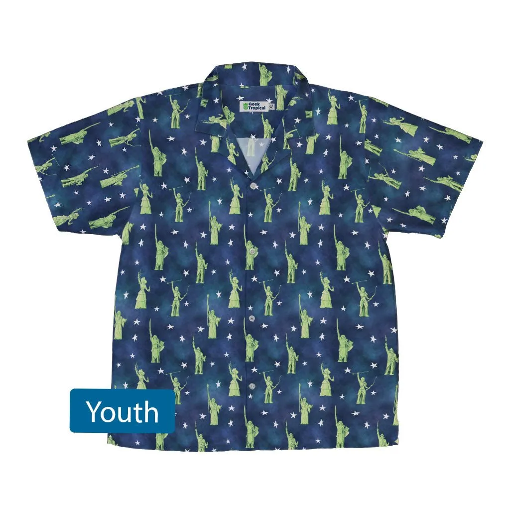 Lady Liberty DND Class Youth Hawaiian Shirt