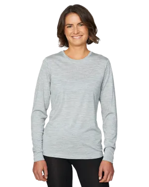 Le Bent Women's Ultralight Long Sleeve Tee - Heather Grey