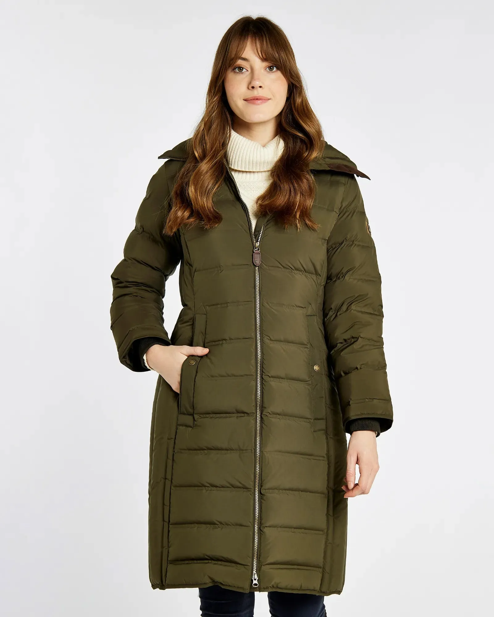 Meyers Long Length Coat - Olive