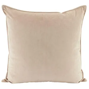 Nude Velvet Cushion - 55cm x 55cm