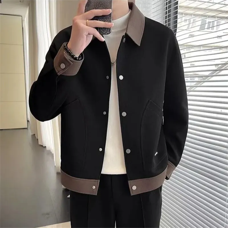 Riolio Autumn Men's Clothes Baseball Uniforms Men's Casual Coat Mens Clothing New in Jackets Man Anorak Coats Windbreaker Winter Male