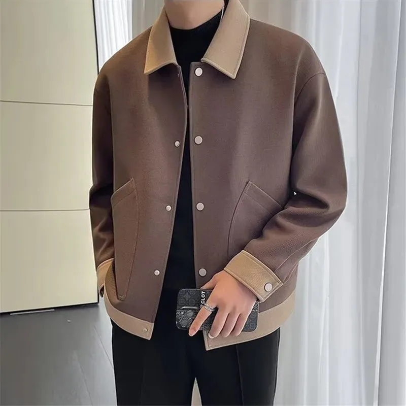 Riolio Autumn Men's Clothes Baseball Uniforms Men's Casual Coat Mens Clothing New in Jackets Man Anorak Coats Windbreaker Winter Male