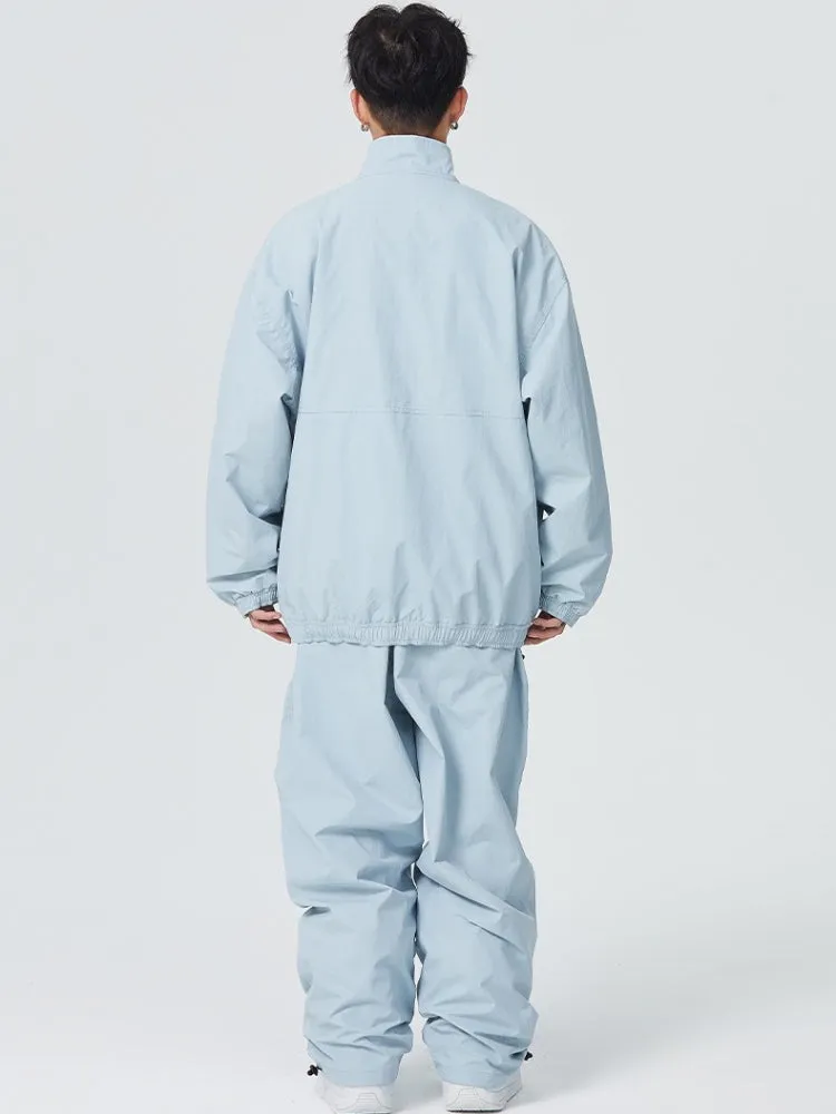 Searipe Baggy Style Monochrome Shell Snow Suit - Men's