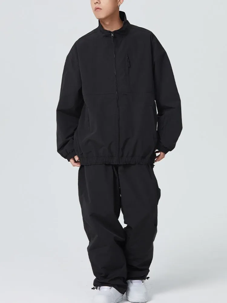 Searipe Baggy Style Monochrome Shell Snow Suit - Men's