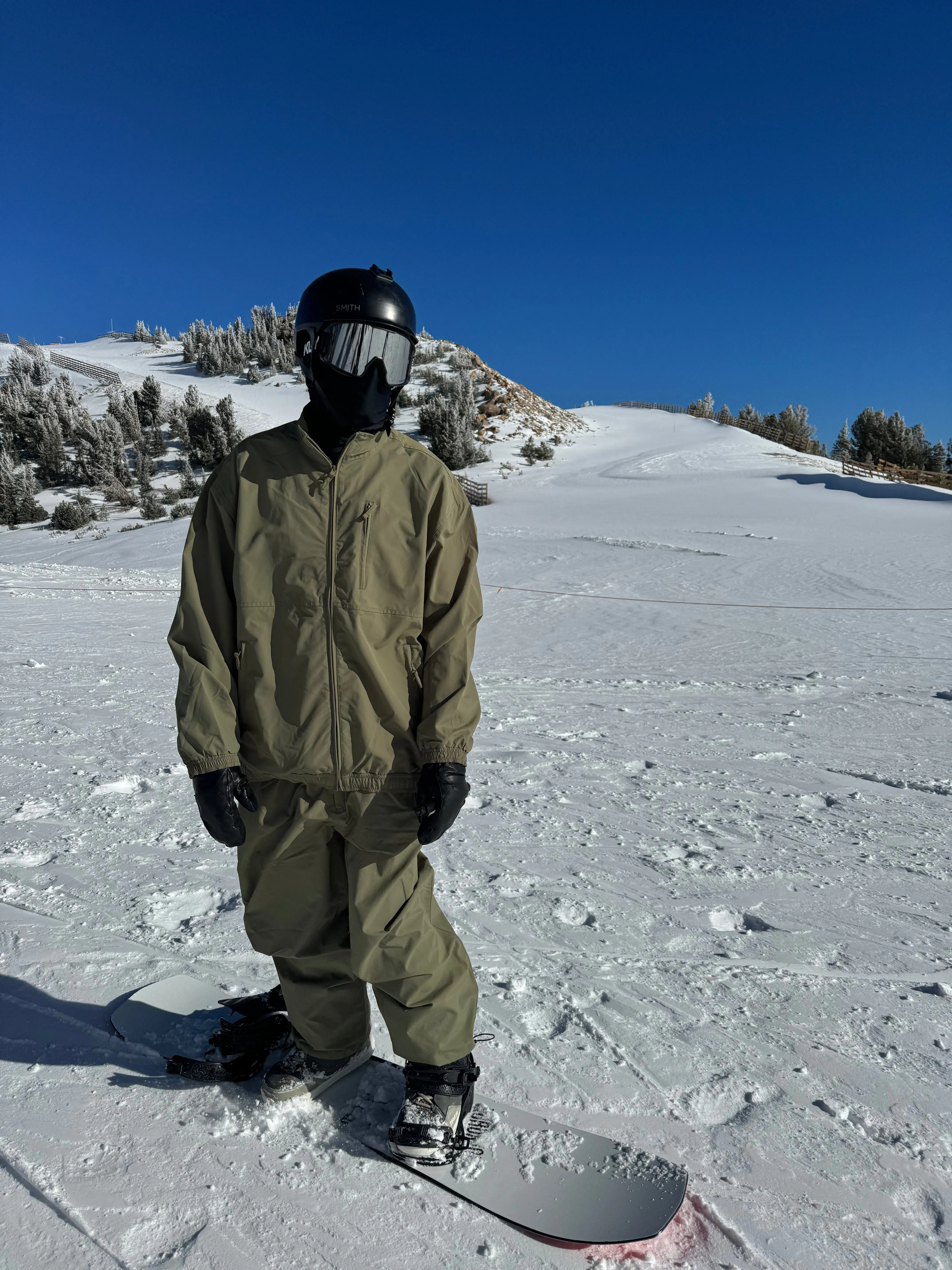 Searipe Baggy Style Monochrome Shell Snow Suit - Men's