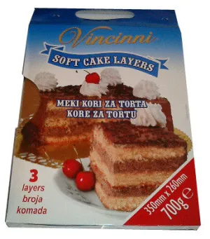 Soft Cake Layers, Light 700g