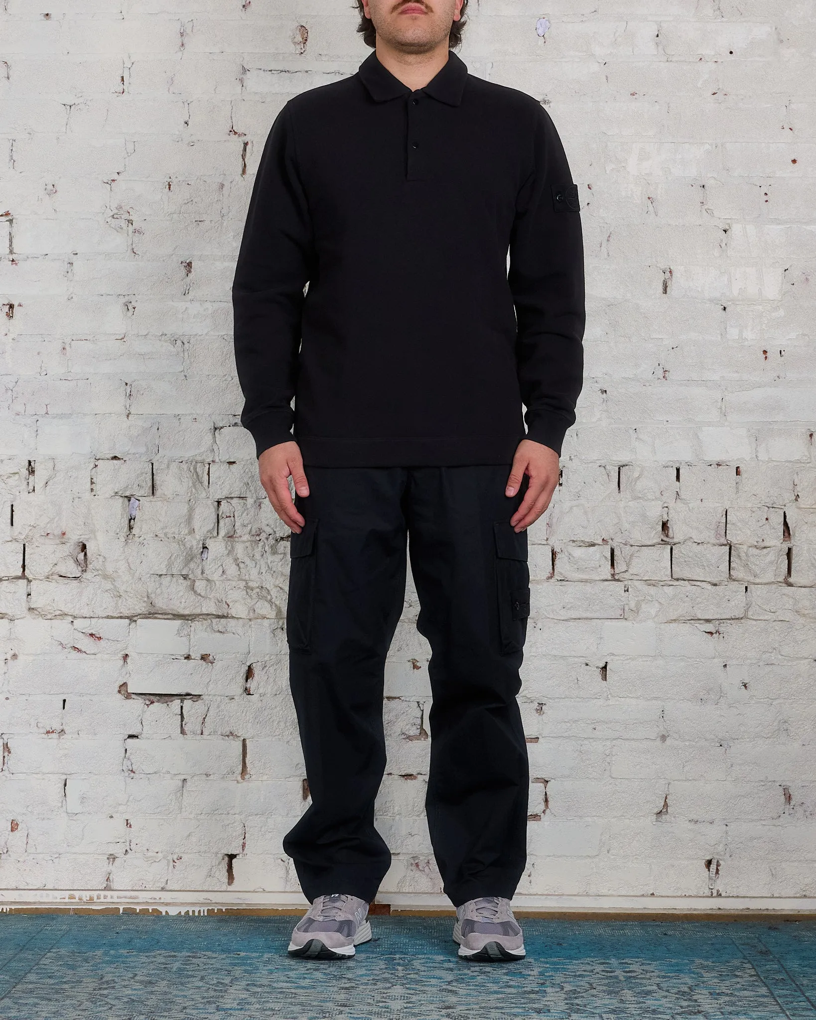 Stone Island Ghost Piece Ventile Cargo Pant Black