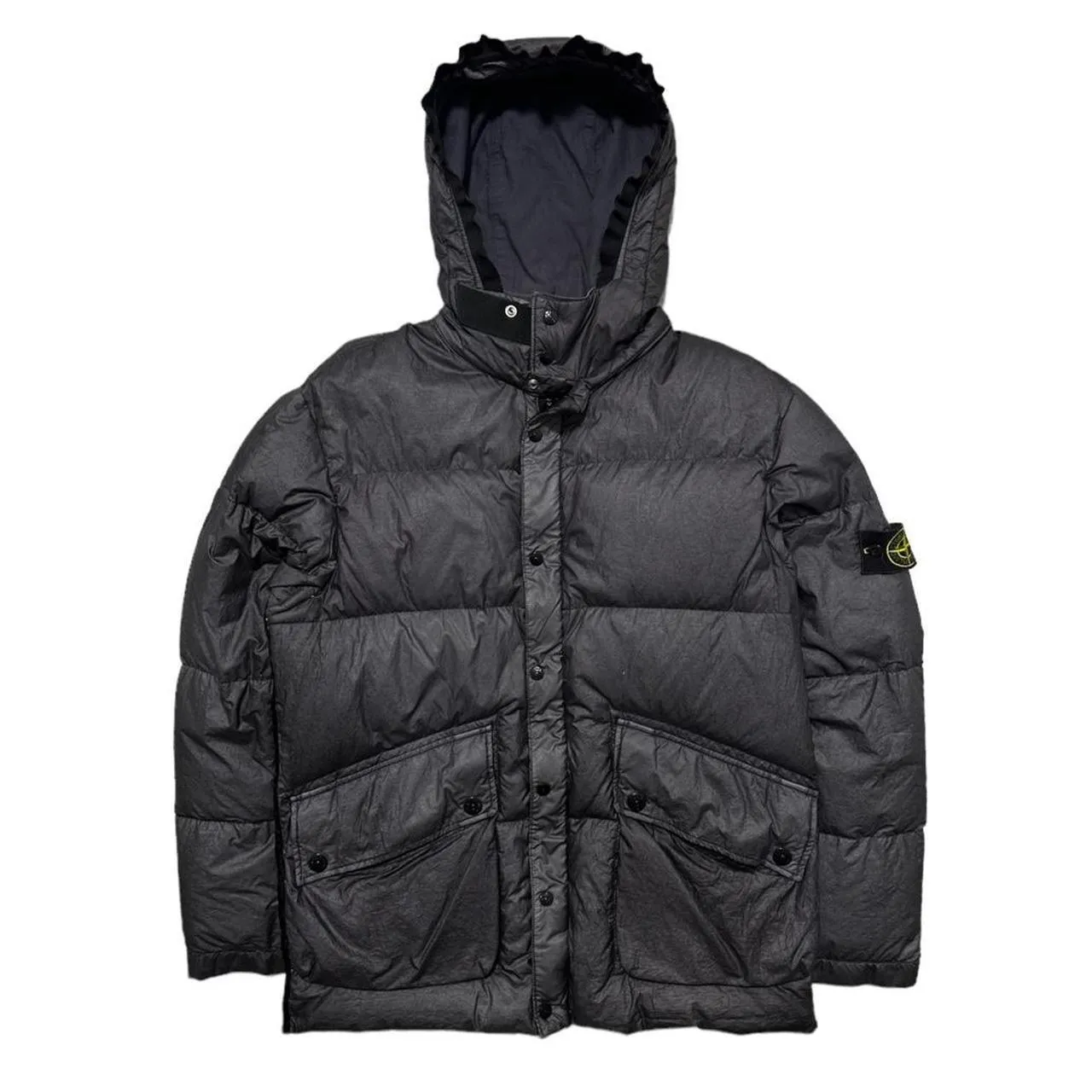 Stone Island nylon opaque tela down jacket