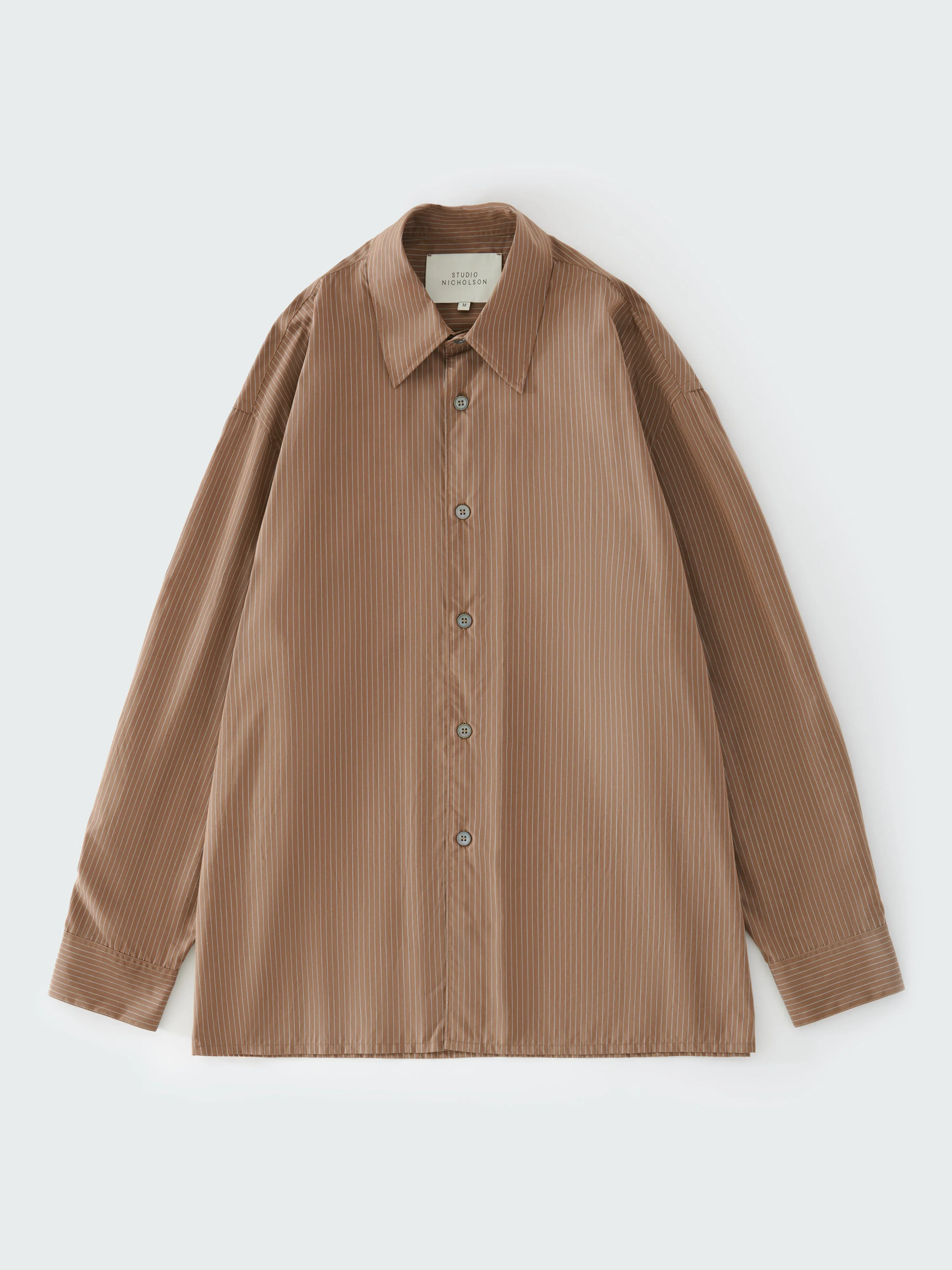 Strike Shirt in Toffee Stripe