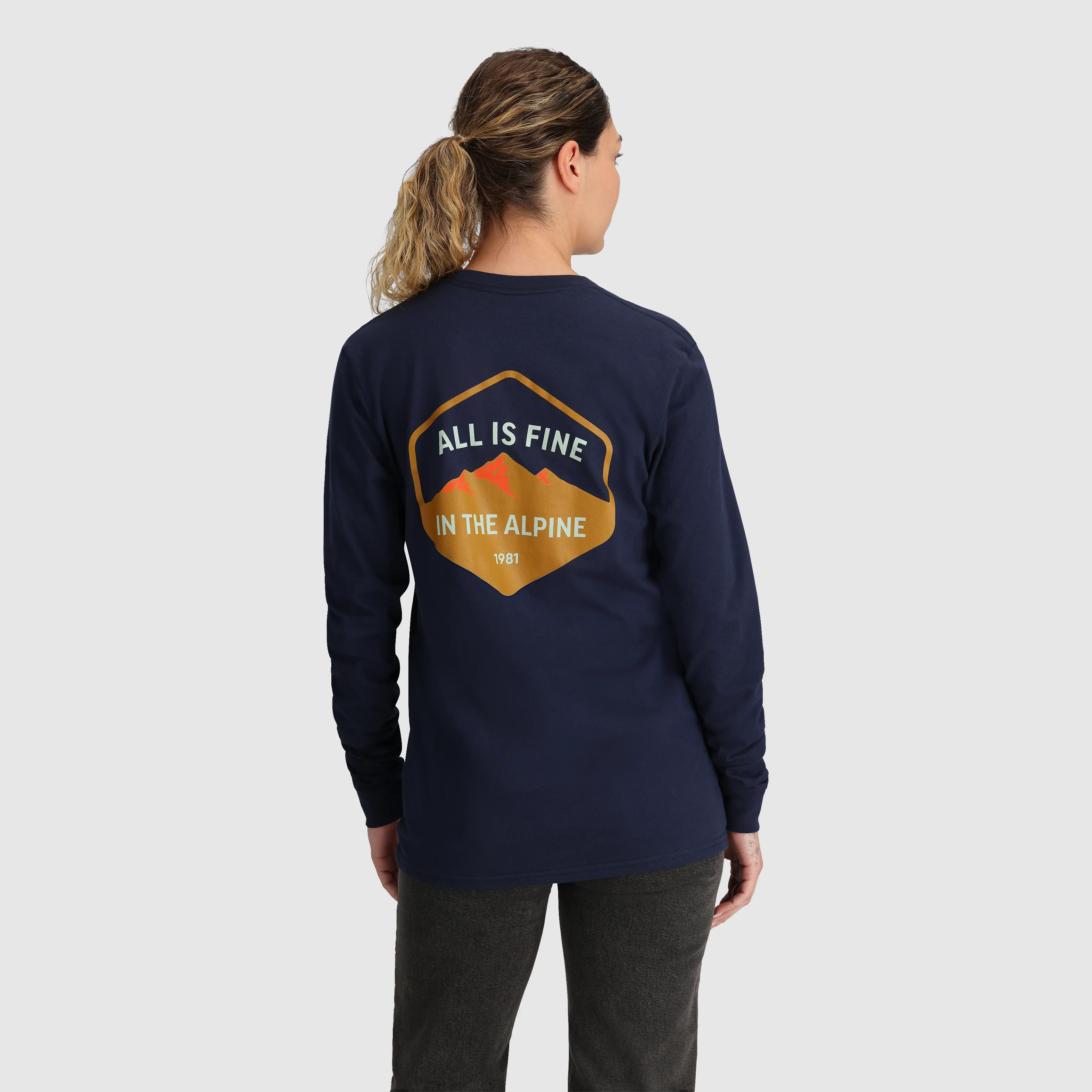 Unisex OR Alpine Logo Long Sleeve T-Shirt