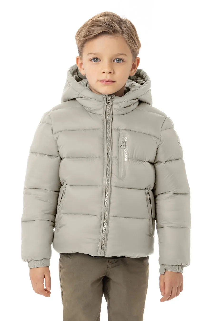 US POLO BOYS POLYAMIDE JACKET