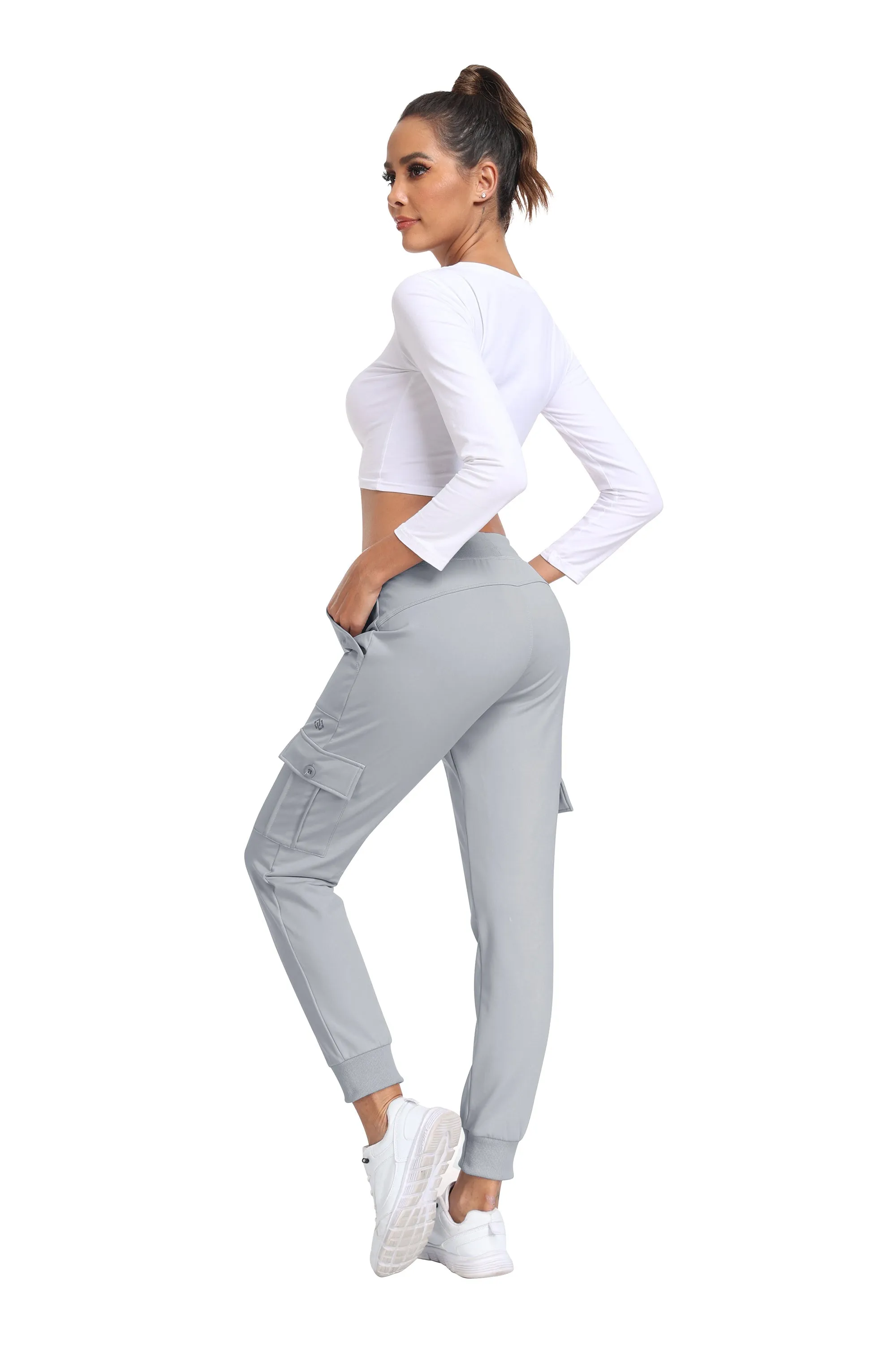 Women's Workwear Jogging High Waist Sweat pants