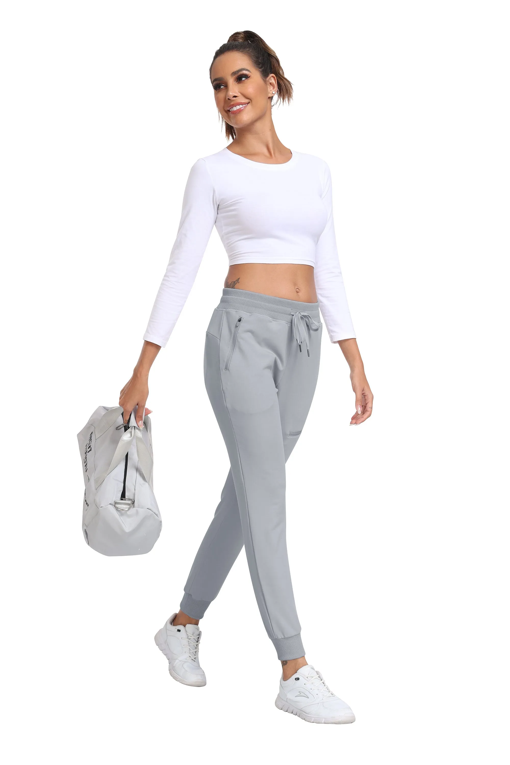 Women's Workwear Jogging High Waist Sweat pants