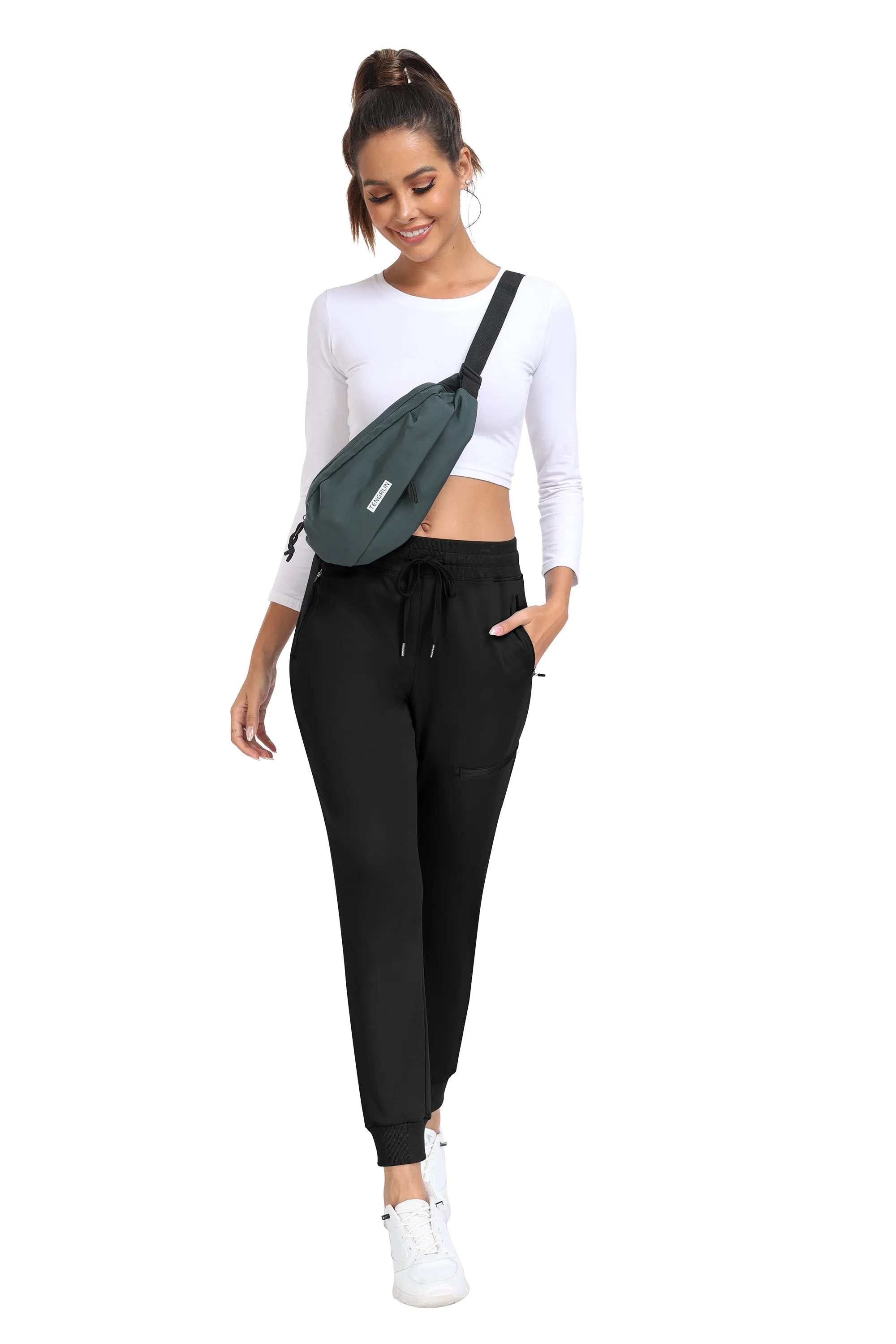 Women's Workwear Jogging High Waist Sweat pants