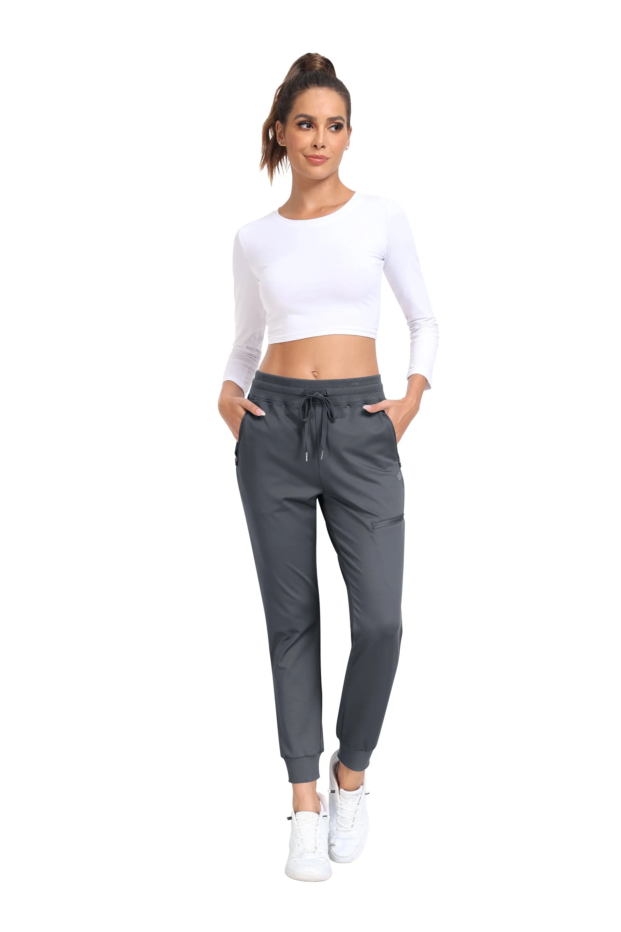 Women's Workwear Jogging High Waist Sweat pants